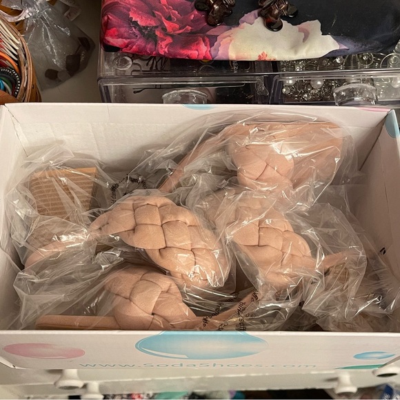 Soda Blush Braided Sandal - Picture 6 of 7